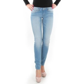 Textiel Dames Straight jeans Wrangler Caitlin Blue Baloo W24CH145X Blauw