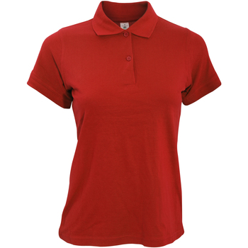 Textiel Dames Polo's korte mouwen B And C PW455 Rood