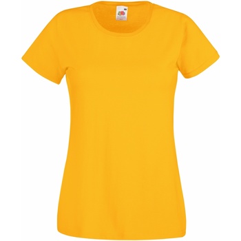 Textiel Dames T-shirts korte mouwen Fruit Of The Loom 61372 Multicolour
