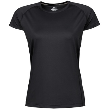 Textiel Dames T-shirts korte mouwen Tee Jays Cool Dry Zwart