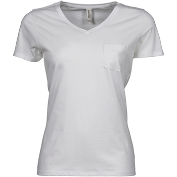 Textiel Dames T-shirts met lange mouwen Tee Jays TJ5003 Wit