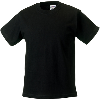 Textiel Kinderen T-shirts korte mouwen Jerzees Schoolgear ZT180B Zwart