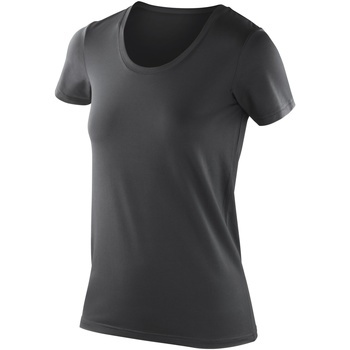 Textiel Dames T-shirts korte mouwen Spiro SR280F Zwart