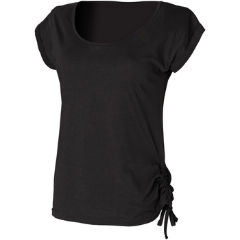 Textiel Dames T-shirts met lange mouwen Skinni Fit Slounge Zwart