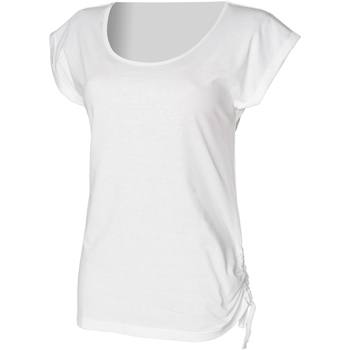 Textiel Dames T-shirts met lange mouwen Skinni Fit Slounge Wit