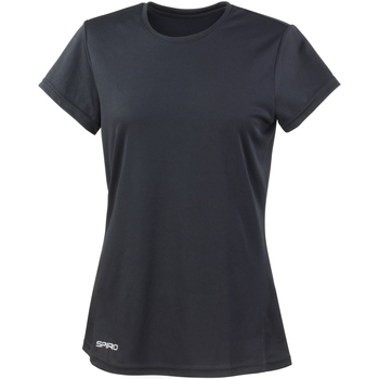 Textiel Dames T-shirts korte mouwen Spiro S253F Zwart