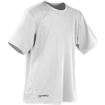 Textiel Kinderen T-shirts korte mouwen Spiro S253J Wit