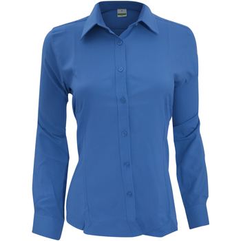 Textiel Dames Overhemden Henbury Wicking Blauw