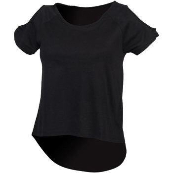 Textiel Dames T-shirts korte mouwen Skinni Fit SK233 Zwart