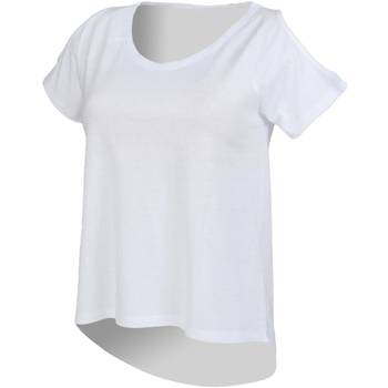 Textiel Dames T-shirts korte mouwen Skinni Fit SK233 Wit