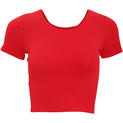 Textiel Dames T-shirts korte mouwen American Apparel RSA8380W Rood