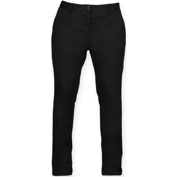 Textiel Dames Broeken / Pantalons Front Row FR622 Zwart
