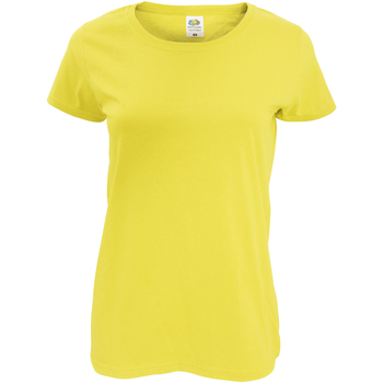 Textiel Dames T-shirts korte mouwen Fruit Of The Loom 61420 Multicolour
