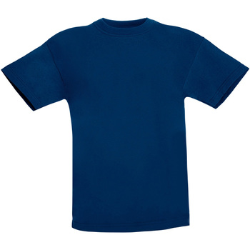 Textiel Kinderen T-shirts korte mouwen Fruit Of The Loom 61019 Blauw