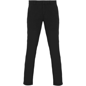 Textiel Dames Broeken / Pantalons Asquith & Fox Chino Zwart