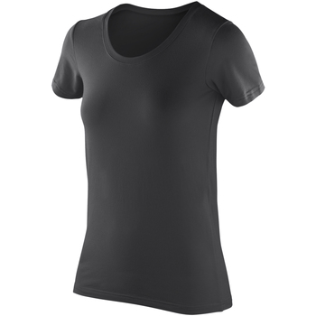 Textiel Dames T-shirts met lange mouwen Spiro S280F Zwart