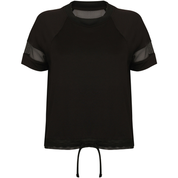 Textiel Dames T-shirts met lange mouwen Tombo TL526 Zwart