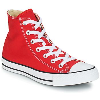Schoenen Herenschoenen Sneakers & Sportschoenen Hoge sneakers Red bandana Women’s high top canvas shoes 